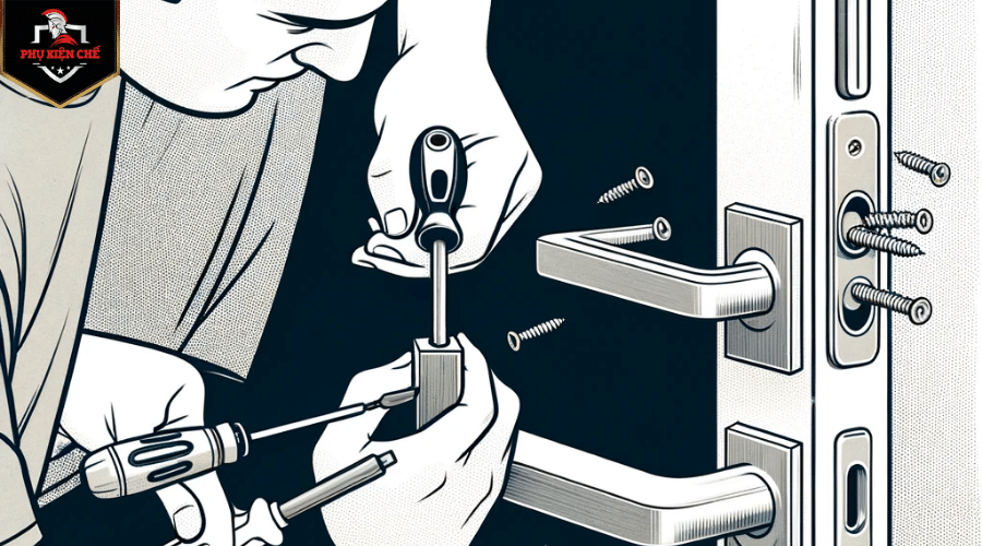 Hướng dẫn từng bước tự thay tay nắm cửa 