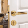 Khóa cửa tay nắm vân búa cổ điển kiểu Pháp PKC129