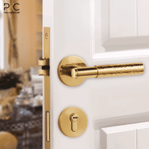 Khóa cửa tay nắm vân búa cổ điển kiểu Pháp PKC129