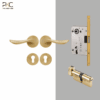 Khóa Cửa Phân Thể Đồng Thau Nguyên Khối PKC203 - Ảnh 2