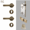 Khóa Cửa Phân Thể Đồng Thau PKC205 - Ảnh 3