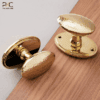 Khóa Cửa Phân Thể Đồng Thau Vân Búa Nghệ Thuật PKC206 - Ảnh 2