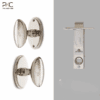 Khóa Cửa Phân Thể Đồng Thau Vân Búa Nghệ Thuật PKC206 - Ảnh 4