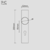 Khóa Cửa Tay Nắm Tròn Tối Giản PKC209 - Ảnh 7