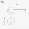 Khóa Cửa Tay Gạt Đồng Thau PKC210 - Ảnh 5