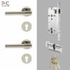 Khóa Cửa Tay Gạt Đồng Thau PKC210 - Ảnh 6