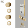 Khóa Cửa Phân Thể Tròn Đồng Thau PKC211 - Ảnh 5