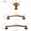 Tay Nắm Tủ Đồng Thâu Cổ Điển 1316 - Ảnh 4