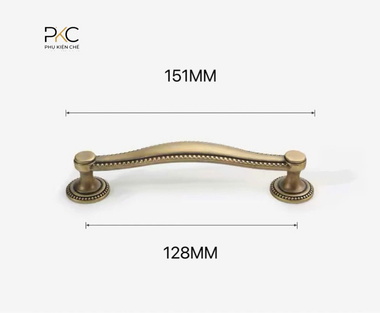 Tay Nắm Tủ Đồng Thâu Cổ Điển 1316 - Ảnh 7