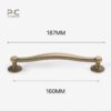Tay Nắm Tủ Đồng Thâu Cổ Điển 1316 - Ảnh 8