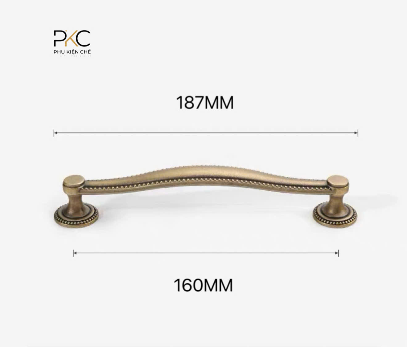 Tay Nắm Tủ Đồng Thâu Cổ Điển 1316 - Ảnh 8