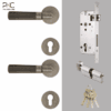 Khóa Cửa Phân Thể Giả Cổ PKC215 - Ảnh 4