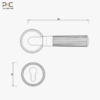 Khóa Cửa Phân Thể Giả Cổ PKC215 - Ảnh 5