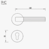 Khóa Cửa Đồng Thau Phối Gỗ PKC221 - Ảnh 7