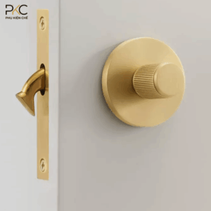 Khóa Cửa Đồng Thau Núm Xoay PKC223